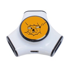 Adventure Time Jake The Dog 3-port Usb Hub by Sarkoni