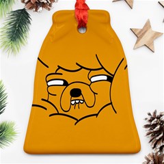 Adventure Time Jake The Dog Bell Ornament (two Sides) by Sarkoni