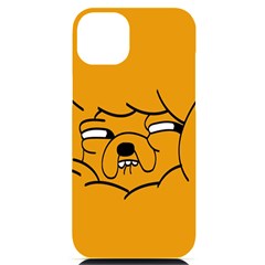 Adventure Time Jake The Dog Iphone 14 Plus Black Uv Print Case by Sarkoni