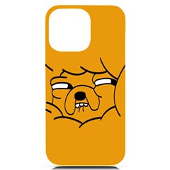 Adventure Time Jake The Dog Iphone 14 Pro Max Black Uv Print Case by Sarkoni