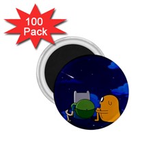 Adventure Time Jake And Finn Night 1 75  Magnets (100 Pack)  by Sarkoni