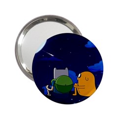 Adventure Time Jake And Finn Night 2 25  Handbag Mirrors by Sarkoni