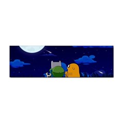 Adventure Time Jake And Finn Night Sticker (bumper) by Sarkoni