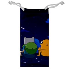 Adventure Time Jake And Finn Night Jewelry Bag by Sarkoni