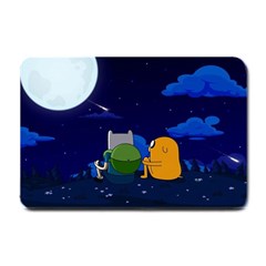 Adventure Time Jake And Finn Night Small Doormat by Sarkoni