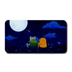 Adventure Time Jake And Finn Night Medium Bar Mat by Sarkoni