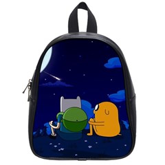 Adventure Time Jake And Finn Night School Bag (small) by Sarkoni