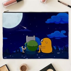 Adventure Time Jake And Finn Night Cosmetic Bag (xxxl) by Sarkoni