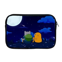 Adventure Time Jake And Finn Night Apple Macbook Pro 17  Zipper Case by Sarkoni