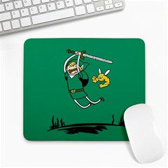 Adventure Time The Legend Of Zelda Large Mousepad by Sarkoni