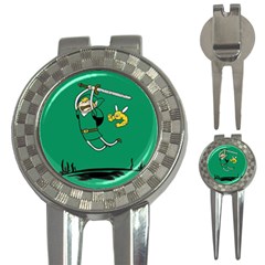 Adventure Time The Legend Of Zelda 3-in-1 Golf Divots by Sarkoni