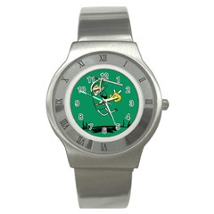 Adventure Time The Legend Of Zelda Stainless Steel Watch by Sarkoni