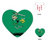 Adventure Time The Legend Of Zelda Playing Cards Single Design (Heart) Front