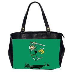 Adventure Time The Legend Of Zelda Oversize Office Handbag (2 Sides) by Sarkoni