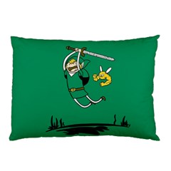 Adventure Time The Legend Of Zelda Pillow Case (two Sides) by Sarkoni