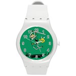 Adventure Time The Legend Of Zelda Round Plastic Sport Watch (M) Front