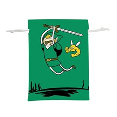 Adventure Time The Legend Of Zelda Lightweight Drawstring Pouch (l) by Sarkoni