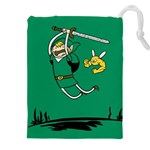 Adventure Time The Legend Of Zelda Drawstring Pouch (5XL) Front