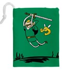 Adventure Time The Legend Of Zelda Drawstring Pouch (5XL) Back