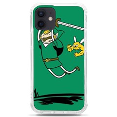 Adventure Time The Legend Of Zelda Iphone 12 Mini Tpu Uv Print Case	 by Sarkoni