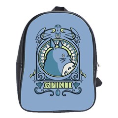 Drawing Illustration Anime Cartoon My Neighbor Totoro School Bag (large) by Sarkoni