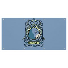 Drawing Illustration Anime Cartoon My Neighbor Totoro Banner And Sign 8  X 4 