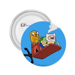 Cartoon Adventure Time Jake And Finn 2 25  Buttons by Sarkoni