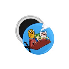 Cartoon Adventure Time Jake And Finn 1 75  Magnets by Sarkoni