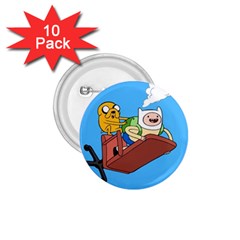 Cartoon Adventure Time Jake And Finn 1 75  Buttons (10 Pack) by Sarkoni