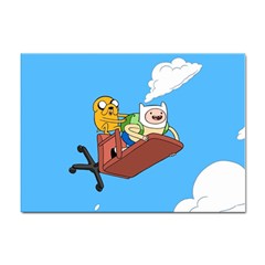 Cartoon Adventure Time Jake And Finn Sticker A4 (10 Pack) by Sarkoni