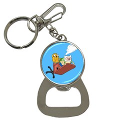 Cartoon Adventure Time Jake And Finn Bottle Opener Key Chain by Sarkoni