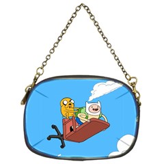 Cartoon Adventure Time Jake And Finn Chain Purse (one Side) by Sarkoni