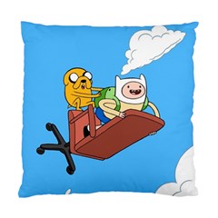 Cartoon Adventure Time Jake And Finn Standard Cushion Case (one Side) by Sarkoni