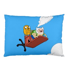 Cartoon Adventure Time Jake And Finn Pillow Case (two Sides) by Sarkoni