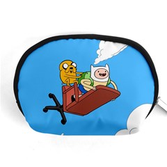 Cartoon Adventure Time Jake And Finn Accessory Pouch (medium) by Sarkoni