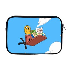 Cartoon Adventure Time Jake And Finn Apple Macbook Pro 17  Zipper Case by Sarkoni