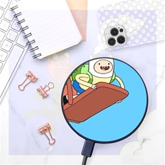 Cartoon Adventure Time Jake And Finn Wireless Fast Charger(black) by Sarkoni