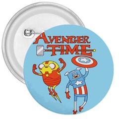 Adventure Time Avengers Age Of Ultron 3  Buttons by Sarkoni