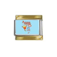 Adventure Time Avengers Age Of Ultron Gold Trim Italian Charm (9mm) by Sarkoni