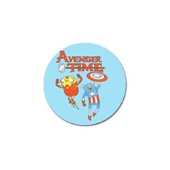 Adventure Time Avengers Age Of Ultron Golf Ball Marker by Sarkoni