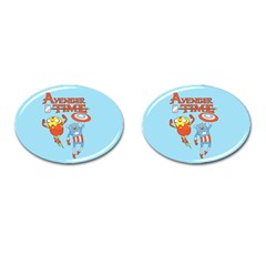 Adventure Time Avengers Age Of Ultron Cufflinks (oval) by Sarkoni