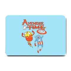 Adventure Time Avengers Age Of Ultron Small Doormat by Sarkoni