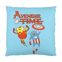 Adventure Time Avengers Age Of Ultron Standard Cushion Case (one Side) by Sarkoni