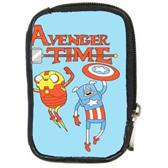 Adventure Time Avengers Age Of Ultron Compact Camera Leather Case by Sarkoni