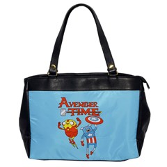 Adventure Time Avengers Age Of Ultron Oversize Office Handbag by Sarkoni