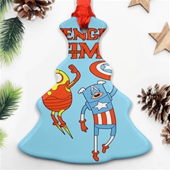 Adventure Time Avengers Age Of Ultron Ornament (christmas Tree)  by Sarkoni