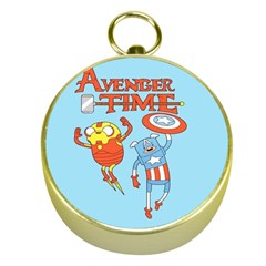 Adventure Time Avengers Age Of Ultron Gold Compasses by Sarkoni