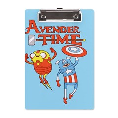 Adventure Time Avengers Age Of Ultron A5 Acrylic Clipboard by Sarkoni