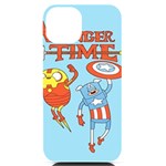 Adventure Time Avengers Age Of Ultron iPhone 14 Black UV Print Case Front