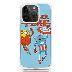 Adventure Time Avengers Age Of Ultron Iphone 14 Pro Tpu Uv Print Case by Sarkoni